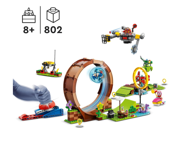 LEGO Sonic the Hedgehog™ 76994 Sonic – wyzwanie z pętlą - 1159415 - zdjęcie 3